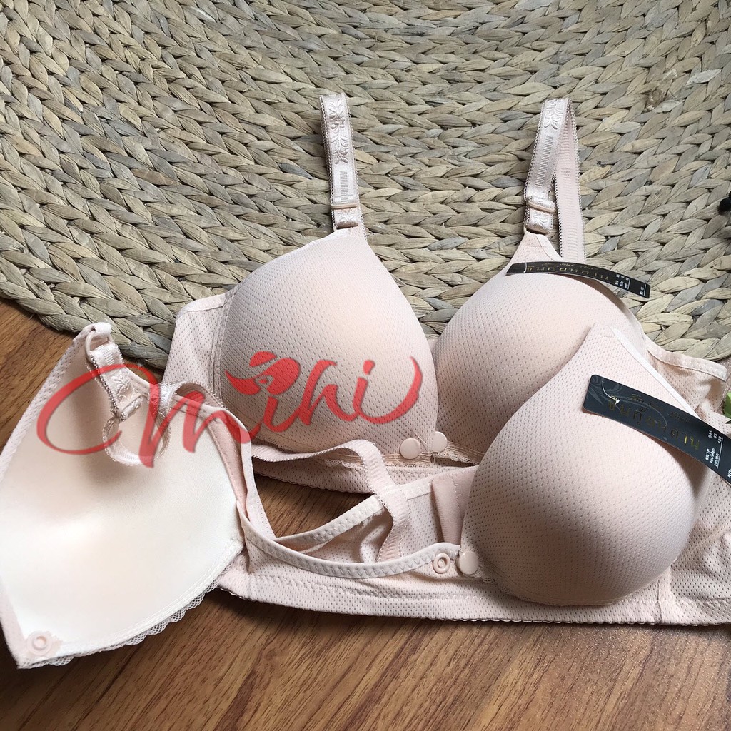 Combo Áo lót bầu - Đồ lót sau sinh cho con bú (2 áo lót + 2 quần lót)