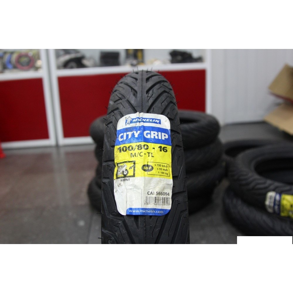 VỎ MICHELIN CITY GRIP CHO SH 125i, 150i, 300i 100/80-16- 130/70-16