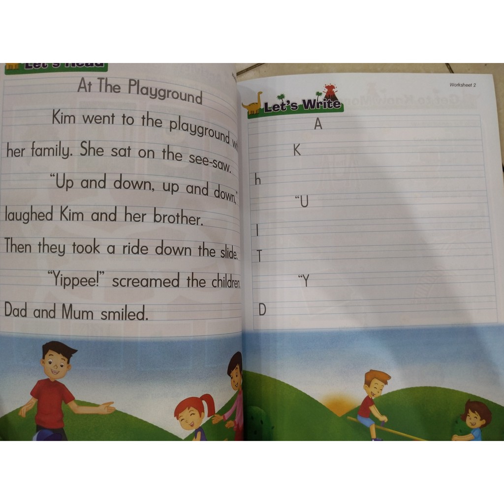 Sách - Reading and handwriting đọc và tập viết tiếng anh 1