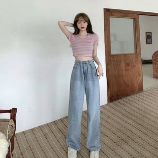 🍄 QUẦN JEAN CÚC BẤM GIẤU BỤNG HACK CHÂN