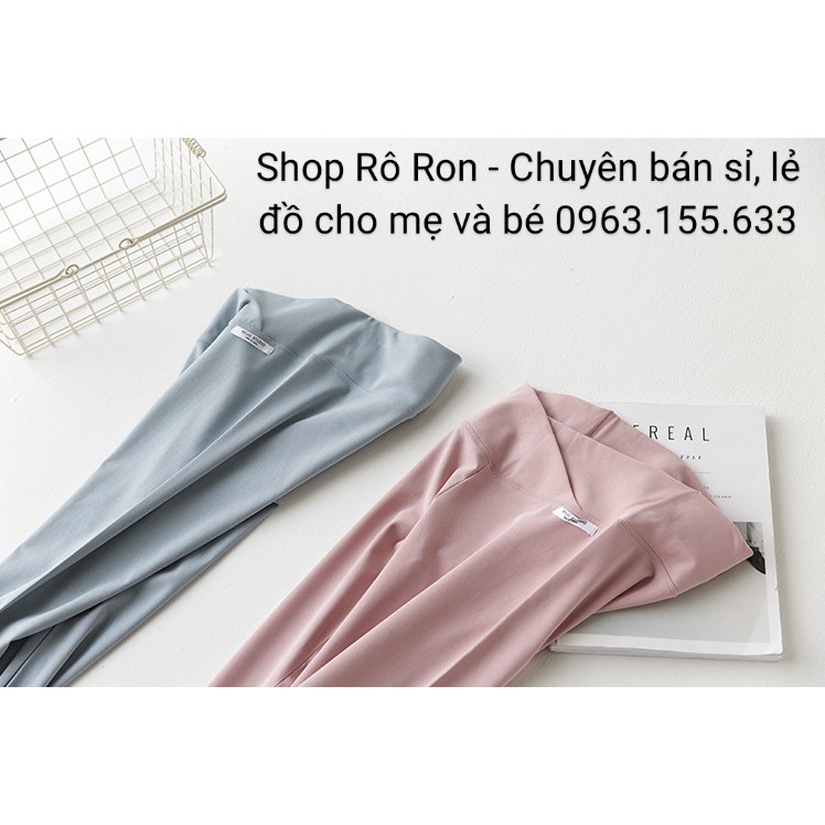 Quần legging cạp chéo RY J.C STUDIO cho mẹ bầu - Quần legging đỡ bụng bầu cho mẹ - Shoproron