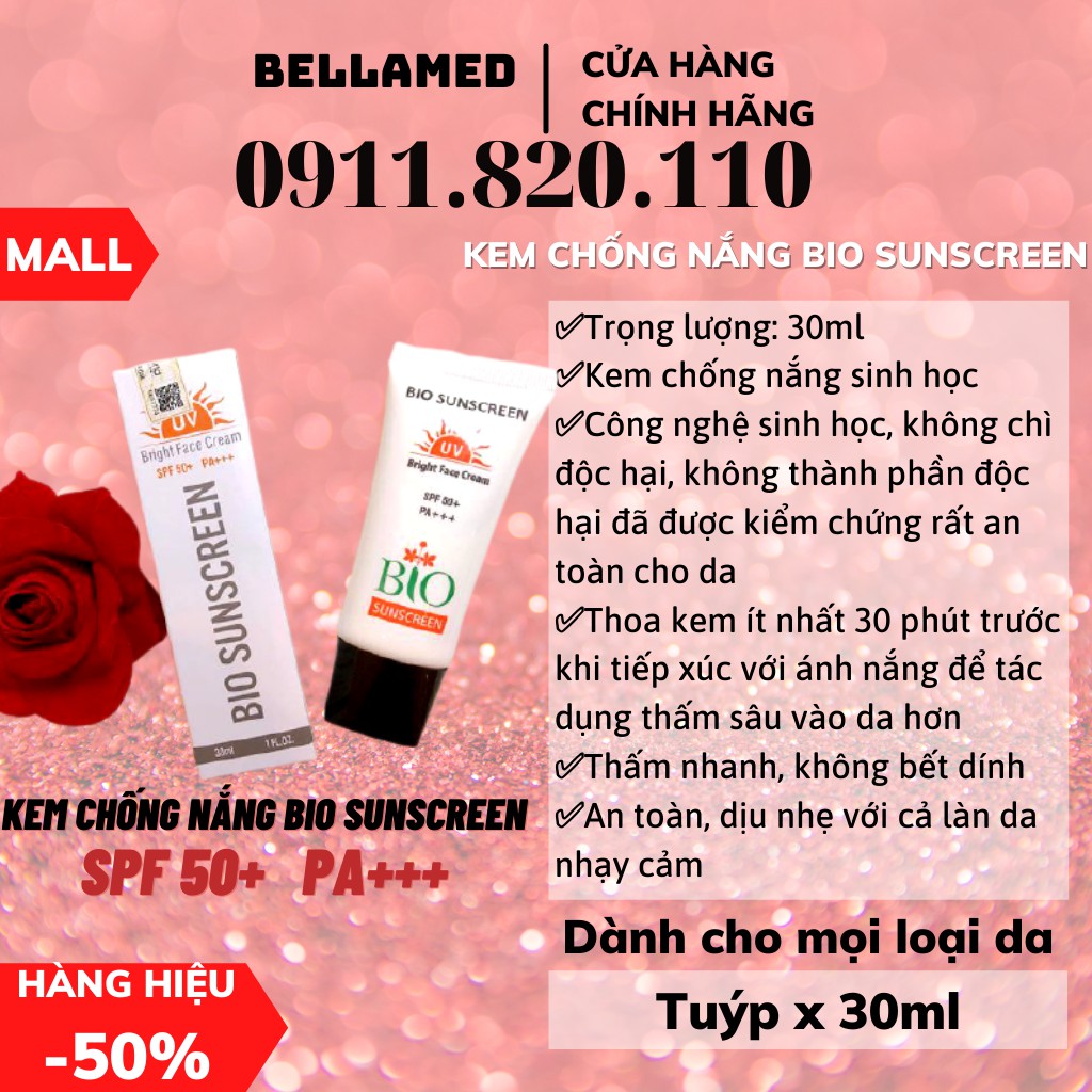 KEM CHỐNG NẮNG SINH HỌC BIO SUNSCREEN 30ML