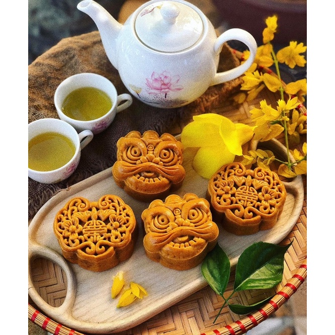 Khuôn trung thu lò xo 1 mặt KỲ LÂN
