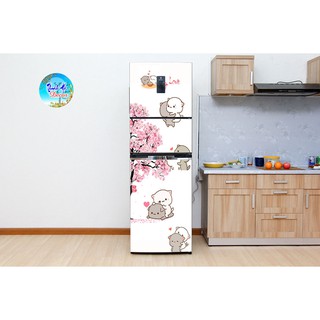 Giấy dán - decal dán tủ lạnh chất liệu cao cấp