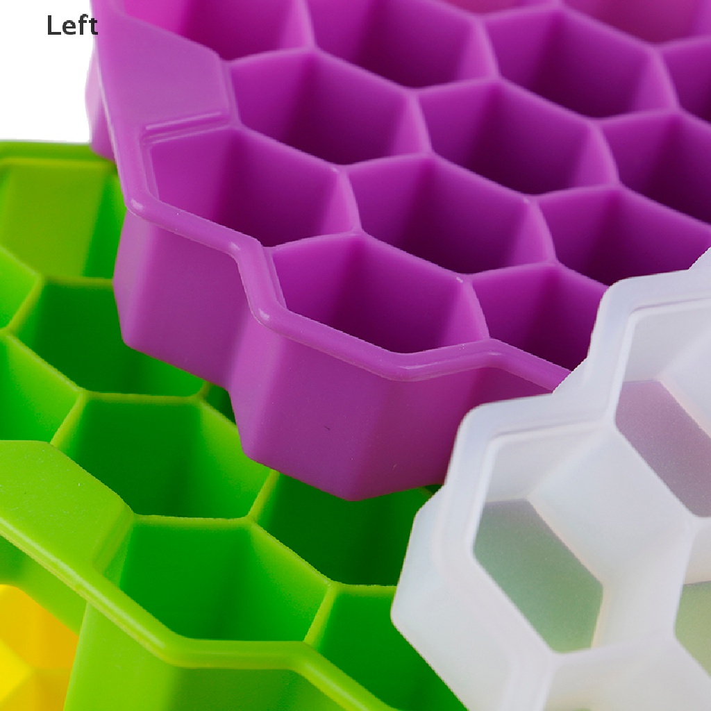 Khuôn silicone làm đá viên hình tổ ong 37 ô tiện lợi