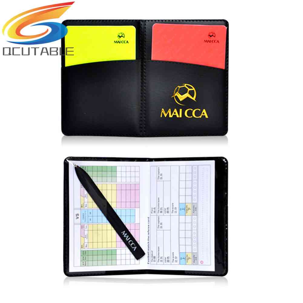 1 Bộ Thẻ Đồng Xu Vàng / Đỏ Cho Trọng Tài Bóng Đá