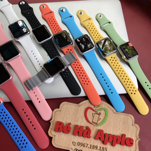 Đồng Hồ Apple Watch Series 1 2 3 Bản Thép/Nhôm đủ Sz 38/42mm Zin Đẹp Như Mới