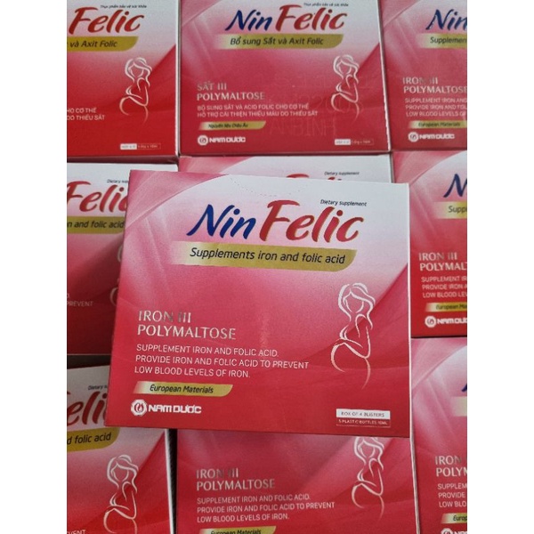 Thực Phẩm Bổ Sung Sắt Nin Felic