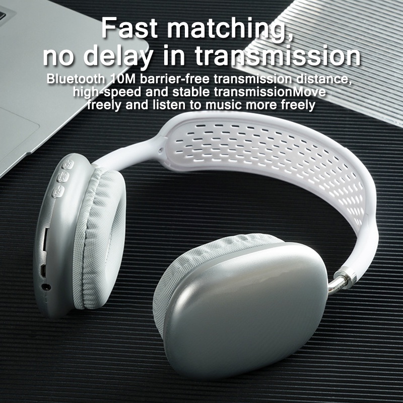 Tai Nghe Chụp Tai P9 Pro Bluetooth 5.0 Không Dây Có Micro Hỗ Trợ Thẻ Nhớ TF Âm Thanh Siêu Trầm