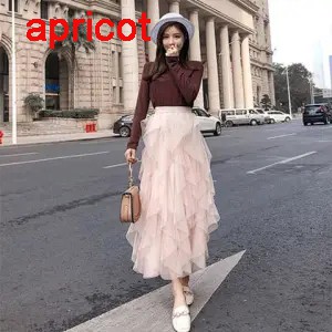 Chân Váy Midi Xếp Tầng Thời Trang Xinh Xắn Kiểu Hàn Quốc Cho Nữ | BigBuy360 - bigbuy360.vn