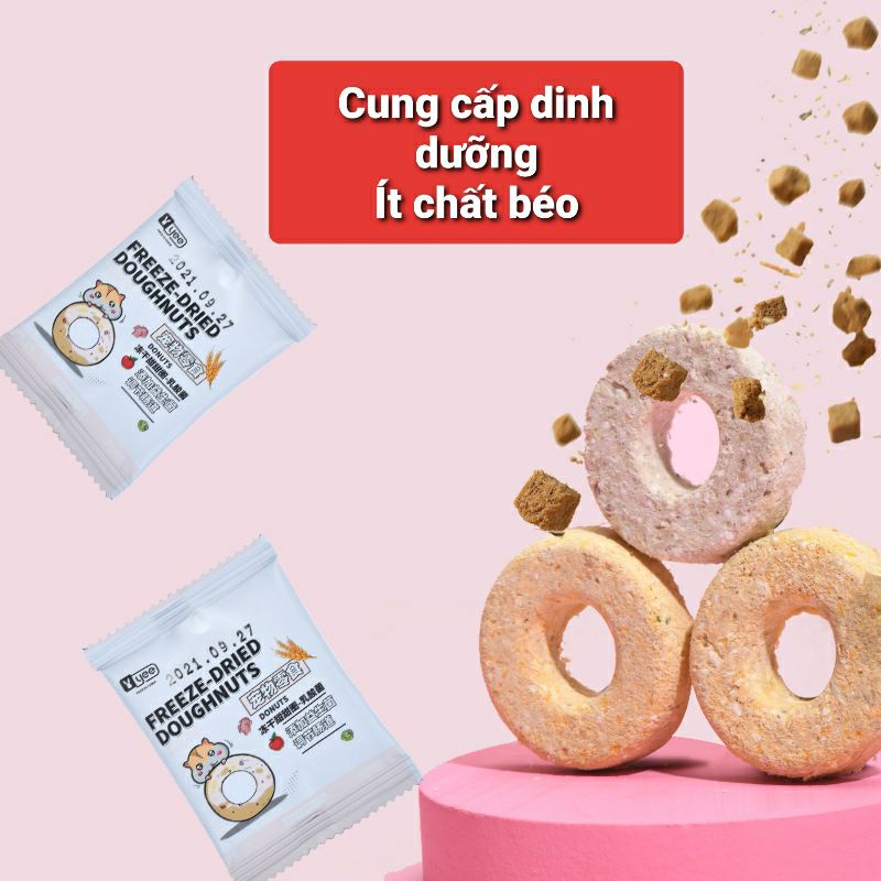 [Yee]Bánh quy tròn Donut cho hamster