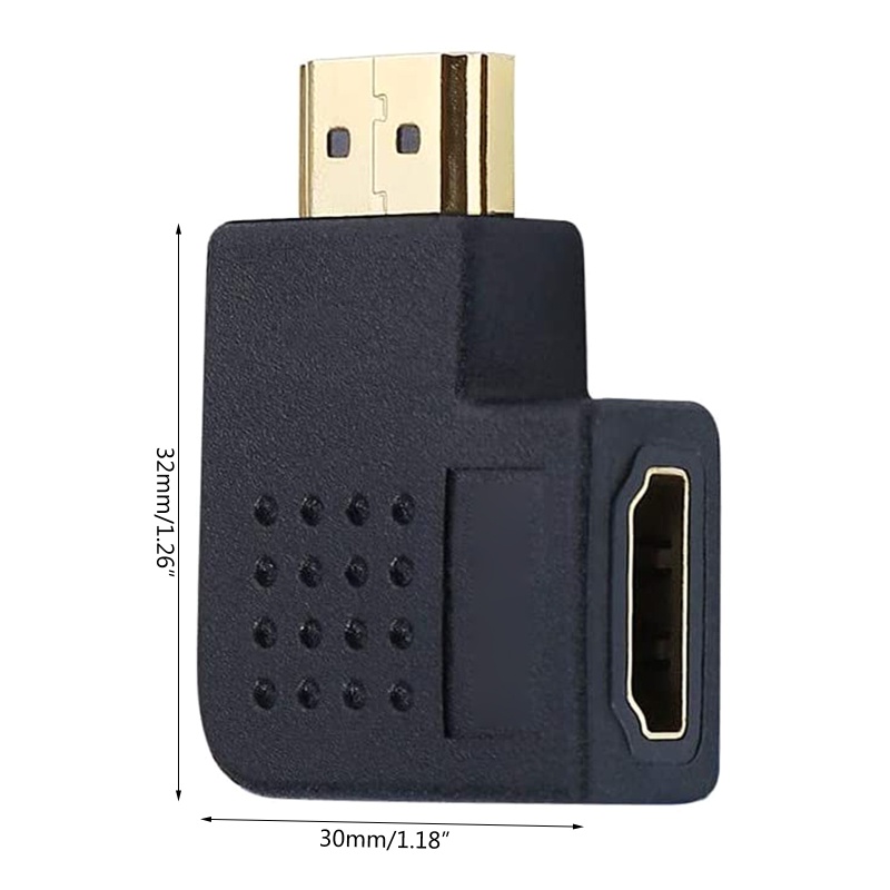 Đầu Chuyển Đổi HDMI Bẻ Góc 90 Độ Cho TV