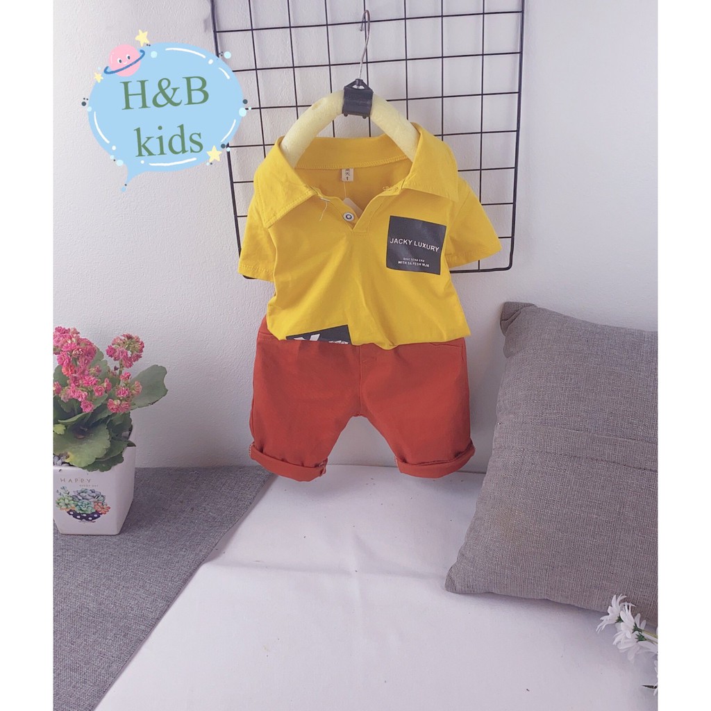 quần kaki áo cổ trụ coton tàu