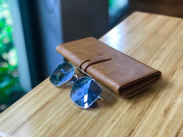 Ví Nữ Cầm Tay Handmade Da Thật Cao Cấp