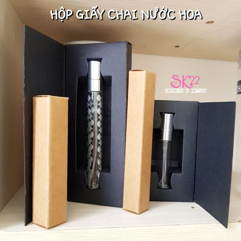 🔖HỘP GIẤY QUÀ TẶNG CHAI CHIẾT NƯỚC HOA - BI LĂN 5ml/10ml🔖