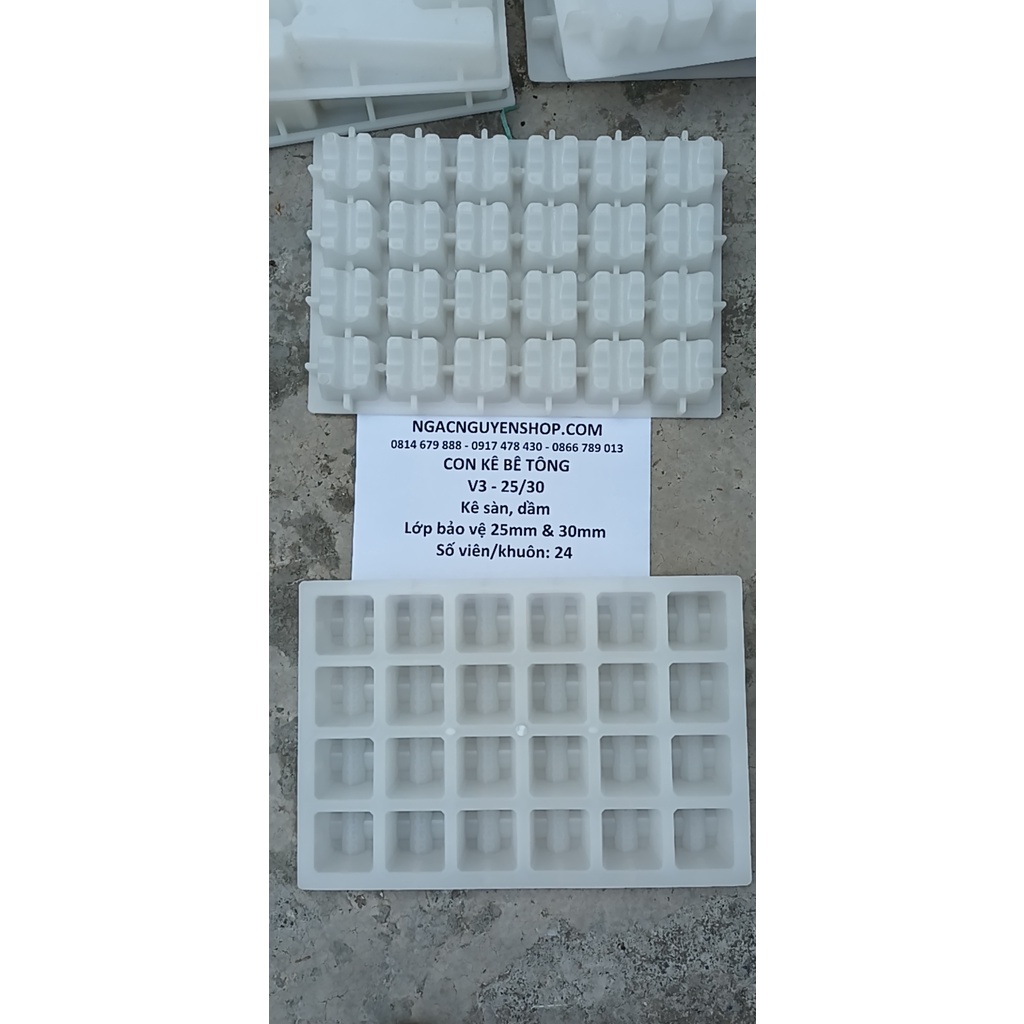 Khuôn con kê bê tông các loại