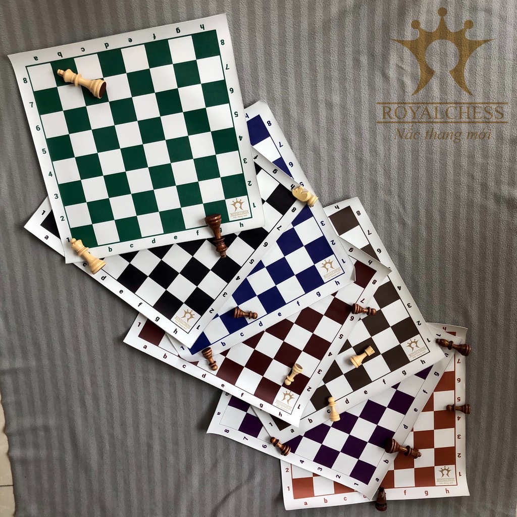 Bàn cờ vua simili (phù hợp quân cờ vua tiêu chuẩn) ROYALCHESS 40cmx41cm