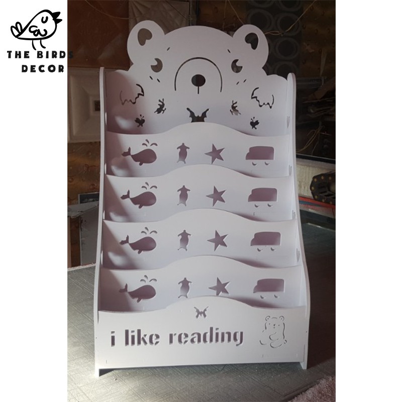 Kệ sách gấu MS:031 kích thước 68*42*40 cm dành cho bé giá rẻ | BigBuy360 - bigbuy360.vn