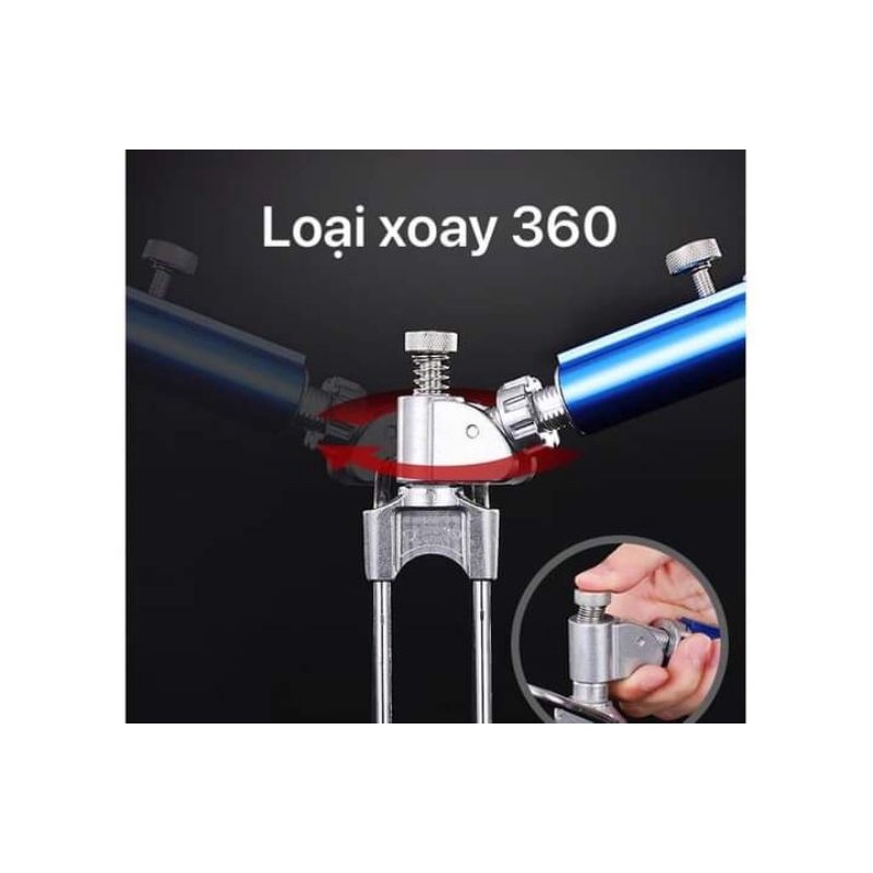 Chân cắm đất 360 độ được làm từ kim loại cao cấp chống gỉ. tiện lợi và sử dụng dễ dàng