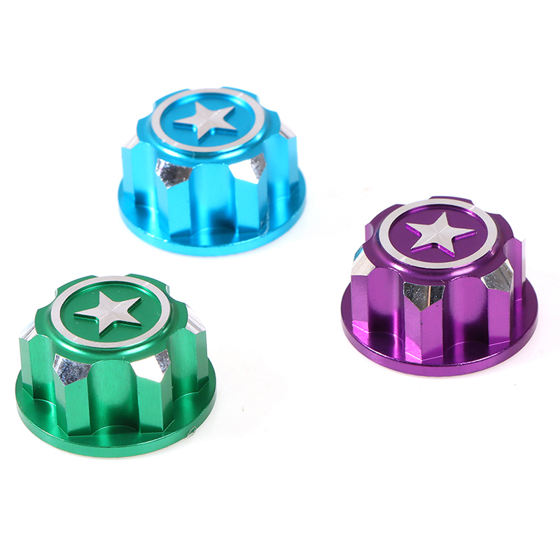 4 Ốc lục giác lắp bánh xe chống bụi làm từ nhôm 17mm cho Traxxas X-Maxx Summit E-Revo ARRMA Buggy rc 1/8