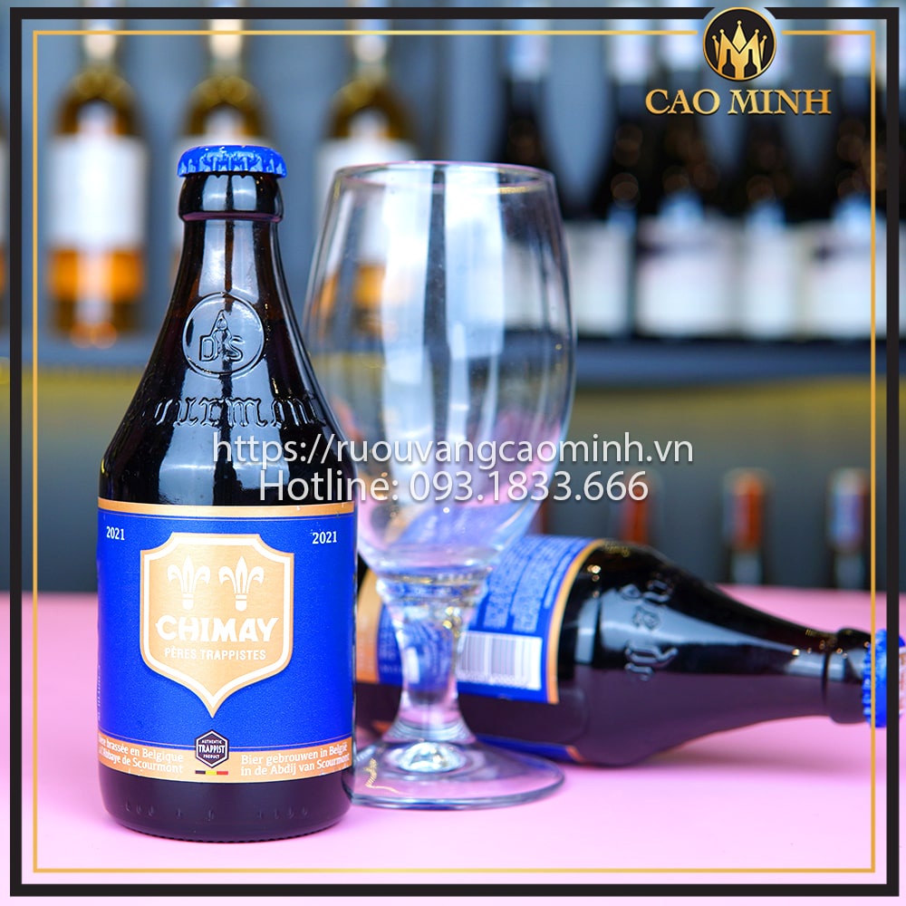 Bia Chimay Xanh 9% Chai 330ml Nhập Khẩu Bỉ