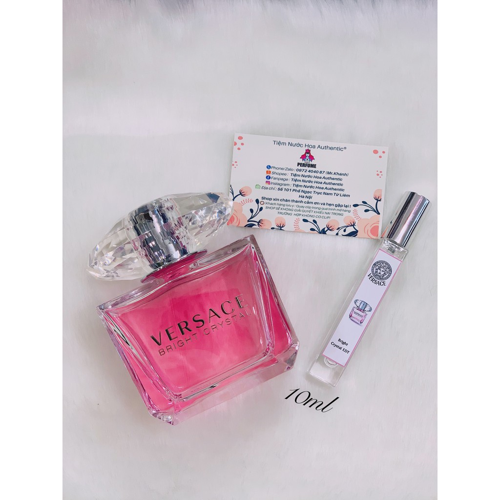 [Mã COS2704 giảm 8% đơn 250K] [Chính Hãng] Nước Hoa Nữ Mini 𝐕𝐞𝐫𝐬𝐚𝐜𝐞 𝐁𝐫𝐢𝐠𝐡𝐭 𝐂𝐫𝐲𝐬𝐭𝐚𝐥 | BigBuy360 - bigbuy360.vn