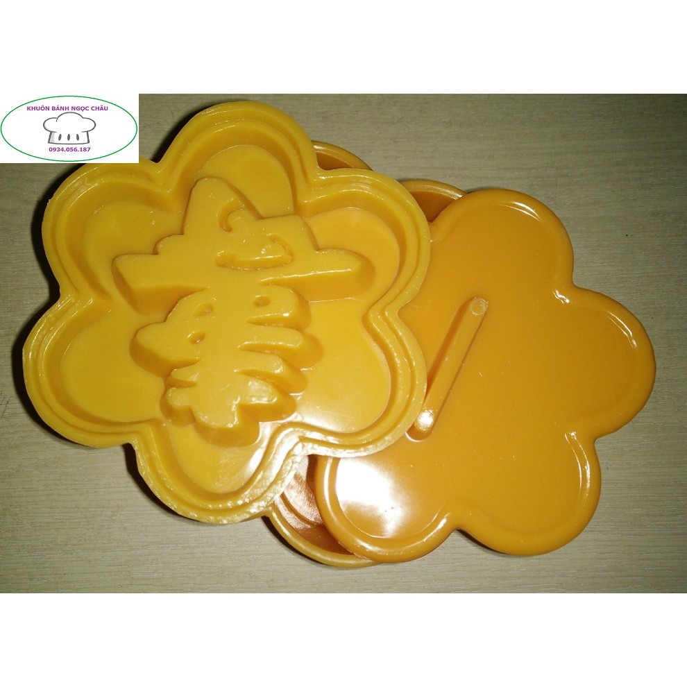 Khuôn nhấn xôi mai nhỏ 12cm chữ Phước, Thọ, Hỷ, Hoa hồng