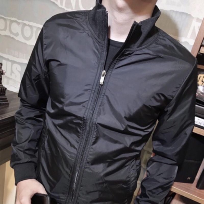 Áo khoác nam - Áo khoác dù trơn 2 lớp