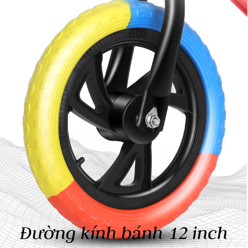 Xe Thăng Bằng Xe Chòi Chân 2 Bánh Happy Baby Khung Thép Carbon