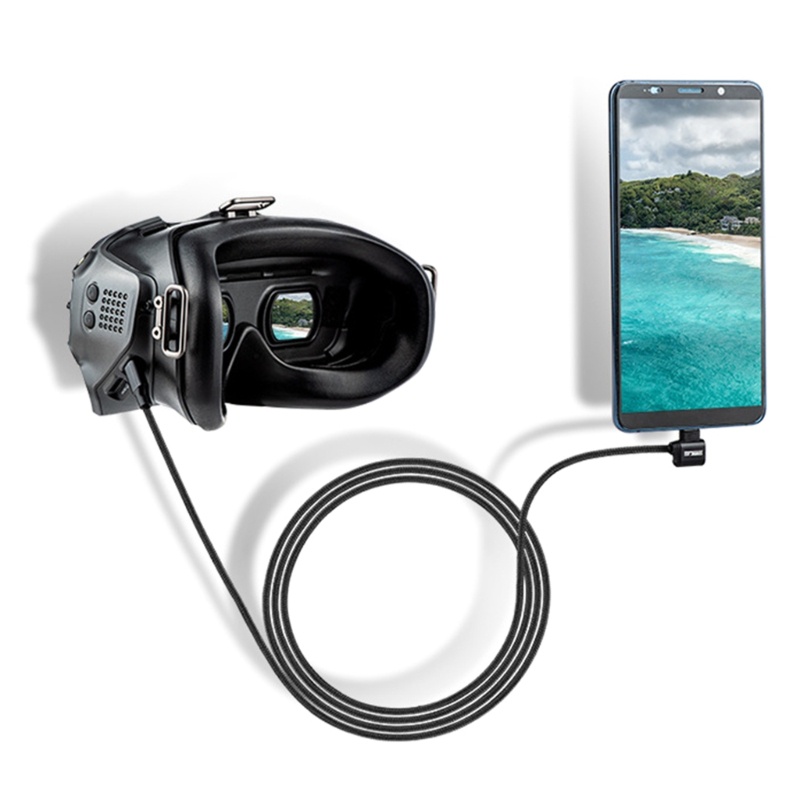 Dây Cáp Sạc Truyền Dữ Liệu Loại C Sang Type C Dài 1.2m Cho Avata FPV Goggles