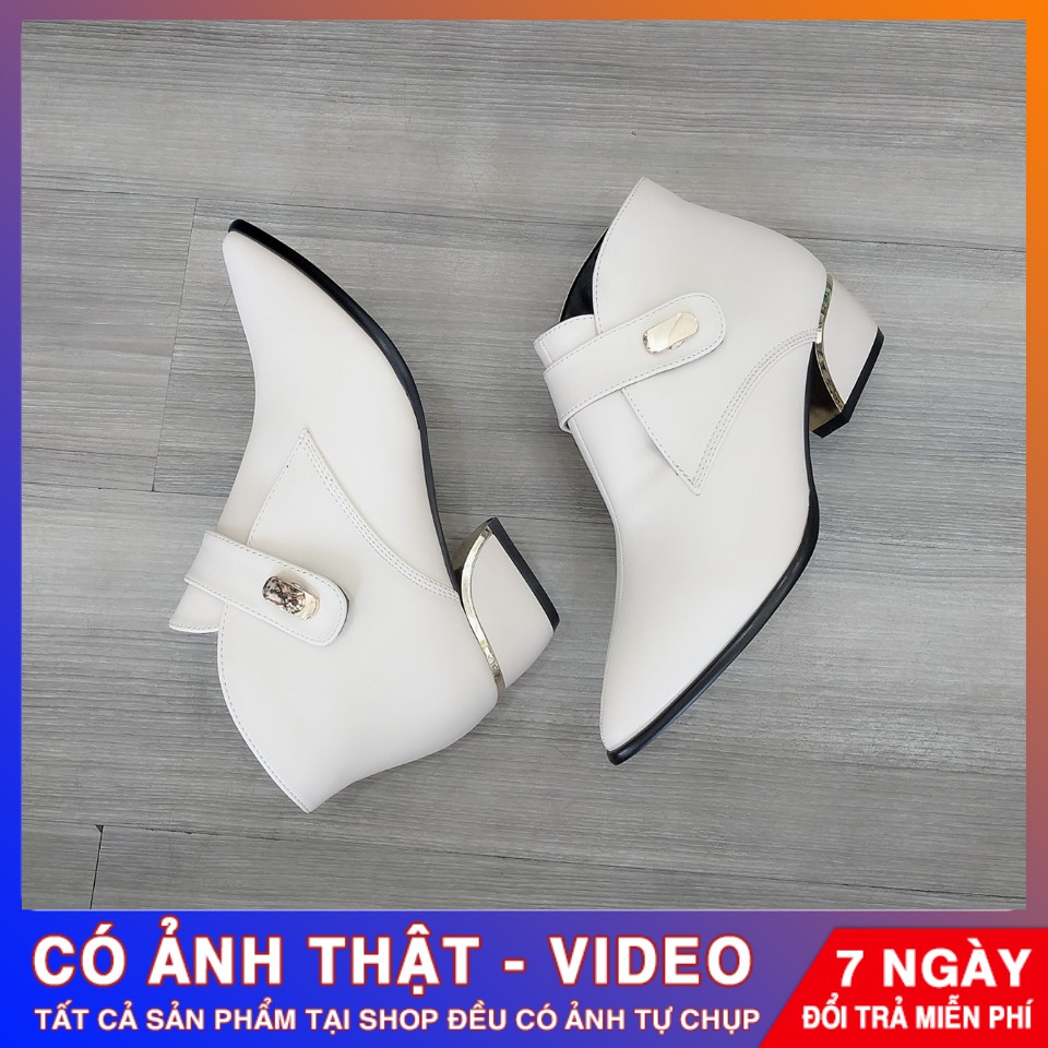 [ẢNH THẬT - FREE SHIP] Boot thời trang nữ cao cấp ROSATA RO308 - HÀNG VIỆT NAM - BKSTORE