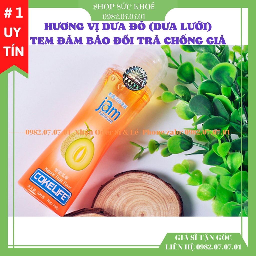 Gel Bôi Trơn Quan Hệ Miệng (Oral sex) Cokelife 100 ml Hương Trái Cây Thơm Miệng Mượt Mà, Dùng Được Cho Cô Bé, Sỉ LH!