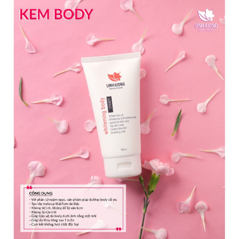 Kem Body Ngậm Ngọc Linh Hương Dưỡng Trắng Toàn Thân