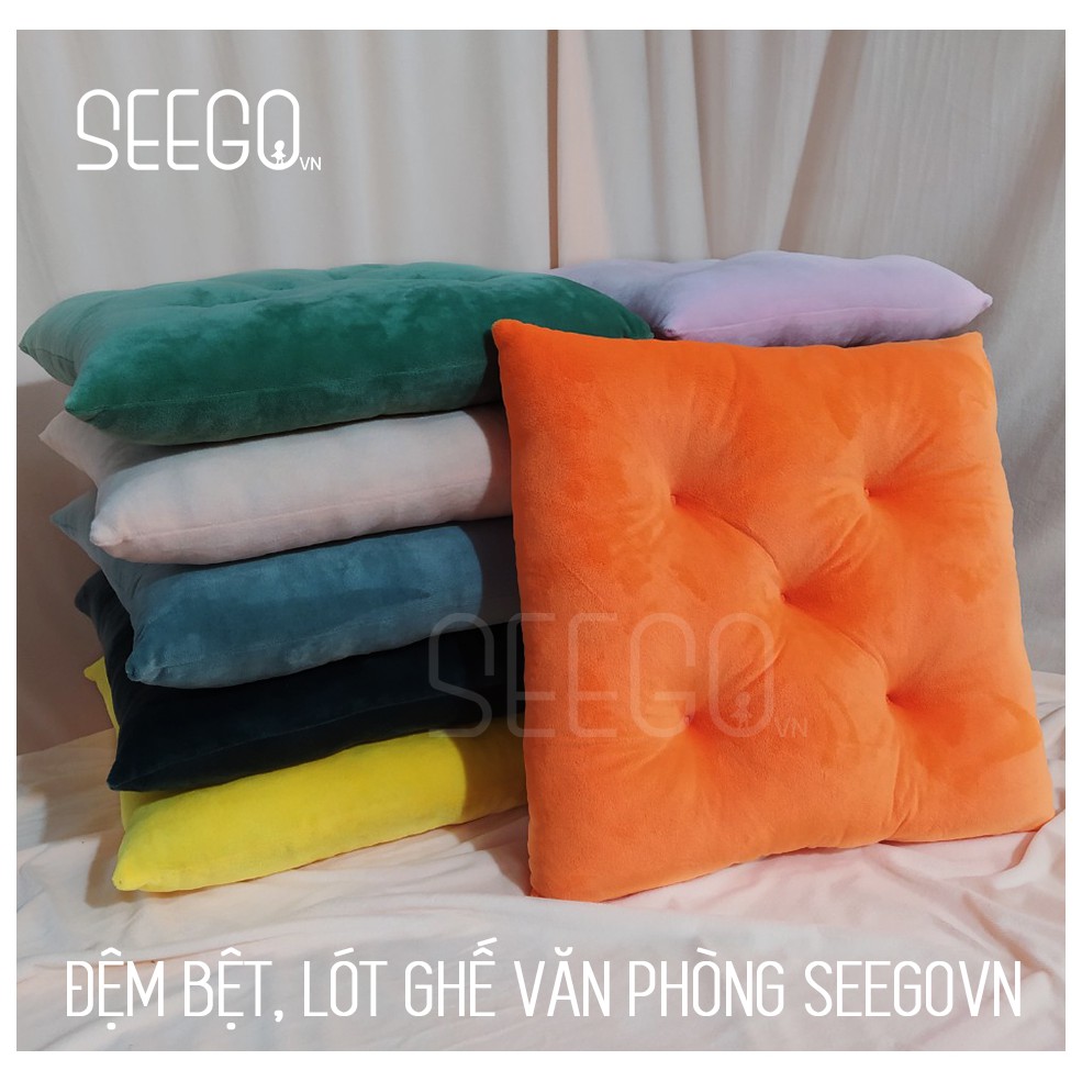Đệm bệt, đệm bông lót ghế văn phòng, size cho ghế 41x43cm, 46x47cm