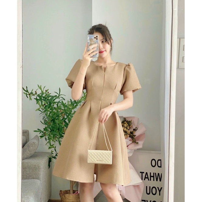 ĐẦM DỰ TIỆC XỐP XOÈ TAY PHỒNG MIERA DRESS