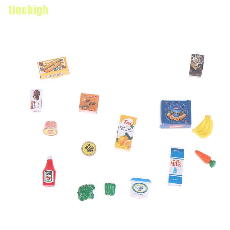 Set 16 Tủ Lạnh mini Tỉ Lệ 1 / 12 Trang Trí Nhà Búp Bê