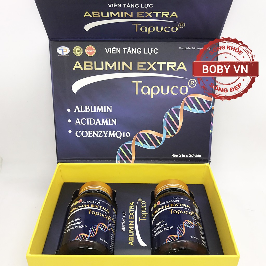 Viên tăng lực Abumin Extra Tapuco nâng cao sức đề kháng, tăng cường sinh lực