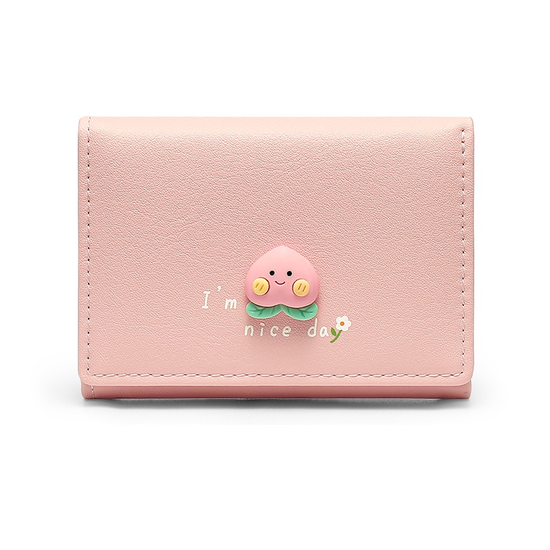 Ví Ngắn Đựng Thẻ / Tiền Xu Thời Trang Dễ Thương Cho Nữ
