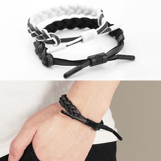 Little Lion Bracelet Phản chiếu Hologram Cặp đôi thời trang Vòng đeo tay đen và trắng Dòng 3M