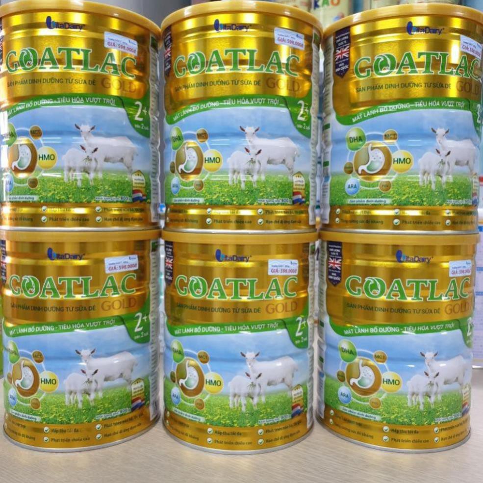 Sữa dê GOATLAC GOLD đủ số 0+, 1+, 2+, BA mẫu mới lon 800g Date mới 2022