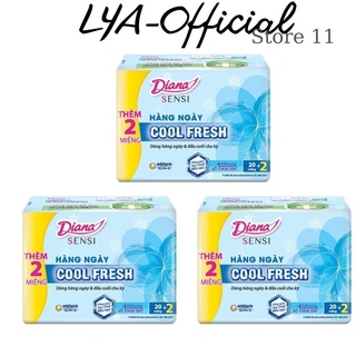 BĂNG VỆ SINH DIANA SENSI HN COOL FRESH 20-40 MIẾNG