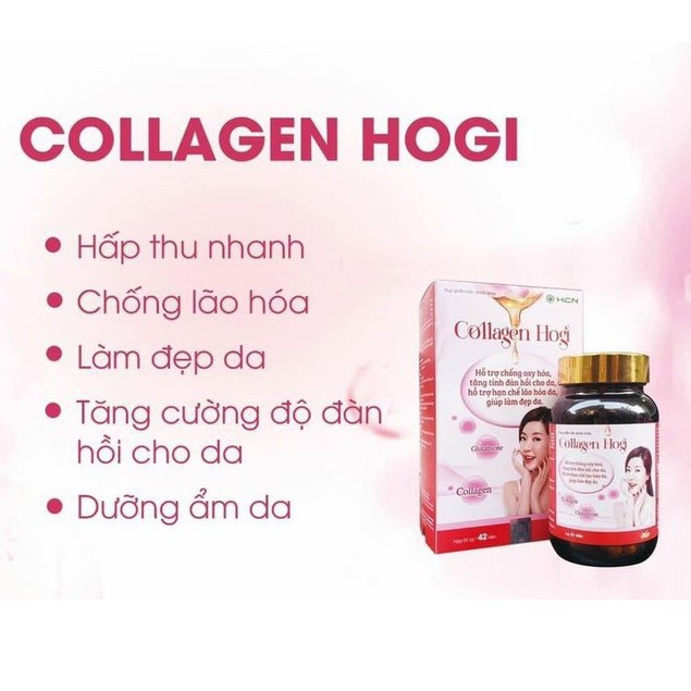 Viên Uống Collagen Hogi Làm Đẹp Da Chống Lão Hóa Hộp 42 viên - DT047