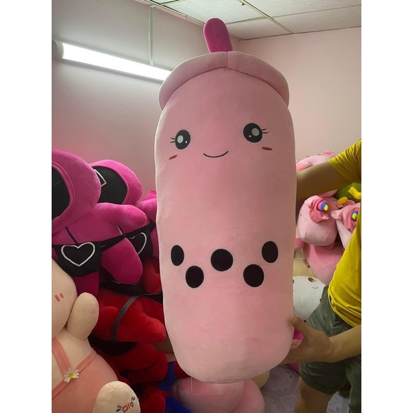 Gấu Bông Tra Sua Kích Thước Lớn Siêu Dễ Thương - Size 1m1