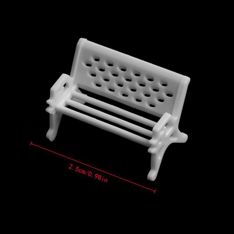 Đồ trang trí Ghế Dài Mini Trang Trí Nhà Búp Bê