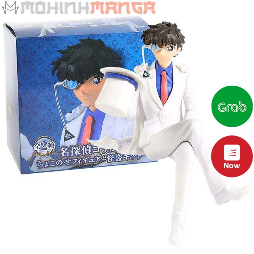 [CÓ QUÀ TẶNG] Mô hình Kaito Kid (Siêu đạo chích Kid) cầm nón Figure Anime Thám tử lừng danh Conan Magic Kaitou có hộp