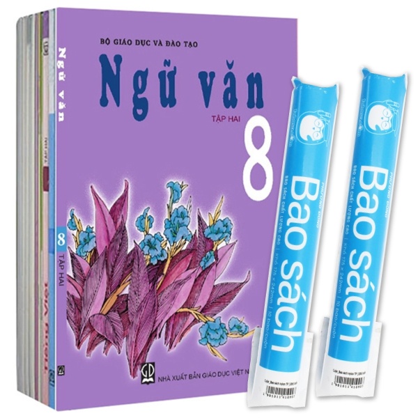 Sách Giáo Khoa Bộ Lớp 8 - Sách Bài Học (Bộ 13 Cuốn) (2022) + 2 Cuộn Bao Sách Nylon TP