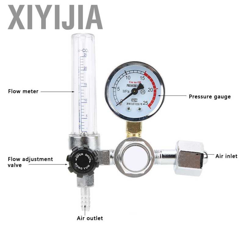 Đồng Hồ Đo Áp Suất Khí Co2 Mig Tig 0.25mpa