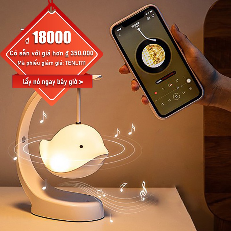 Loa kết nối bluetooth có đèn led thiết kế hình chú chim sáng tạo chất lượng cao