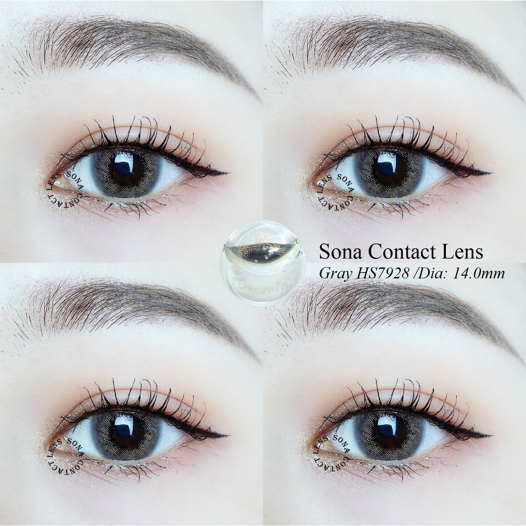Lens Xám Gray HS-7928 (kính áp tròng Sona Hàn Quốc)