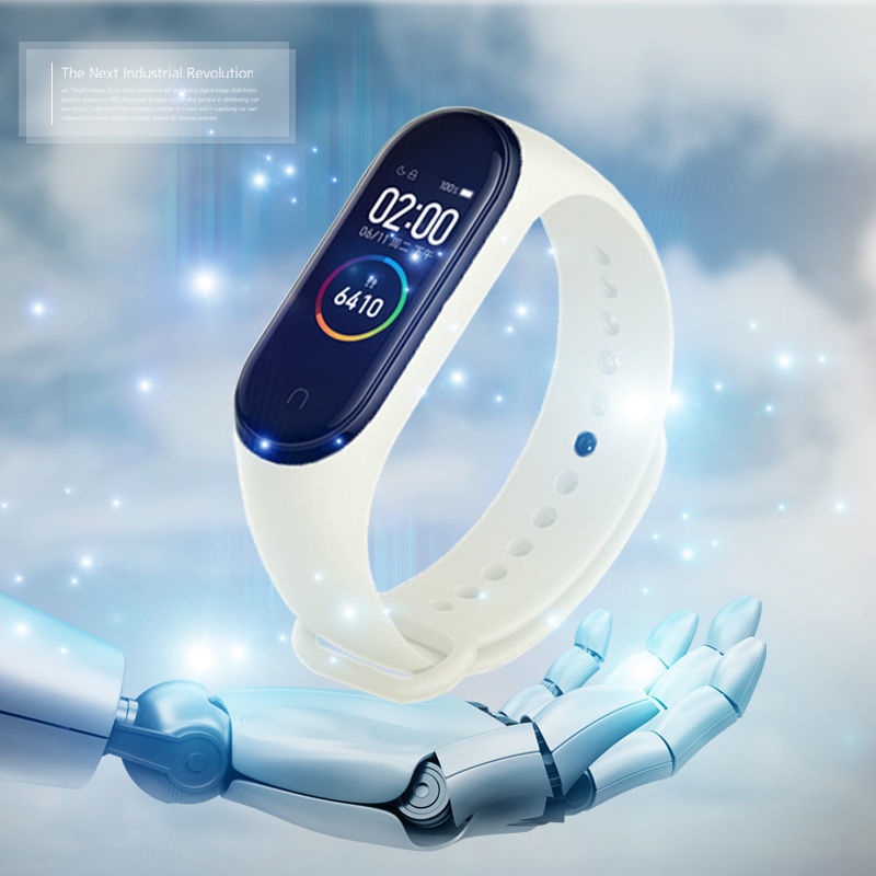 M4 Thông Minh Công Nghệ Đen Đa Chức Năng Vòng Đeo Tay Pedometer Bluetooth Theo Dõi Giấc Ngủ Đồng Hồ